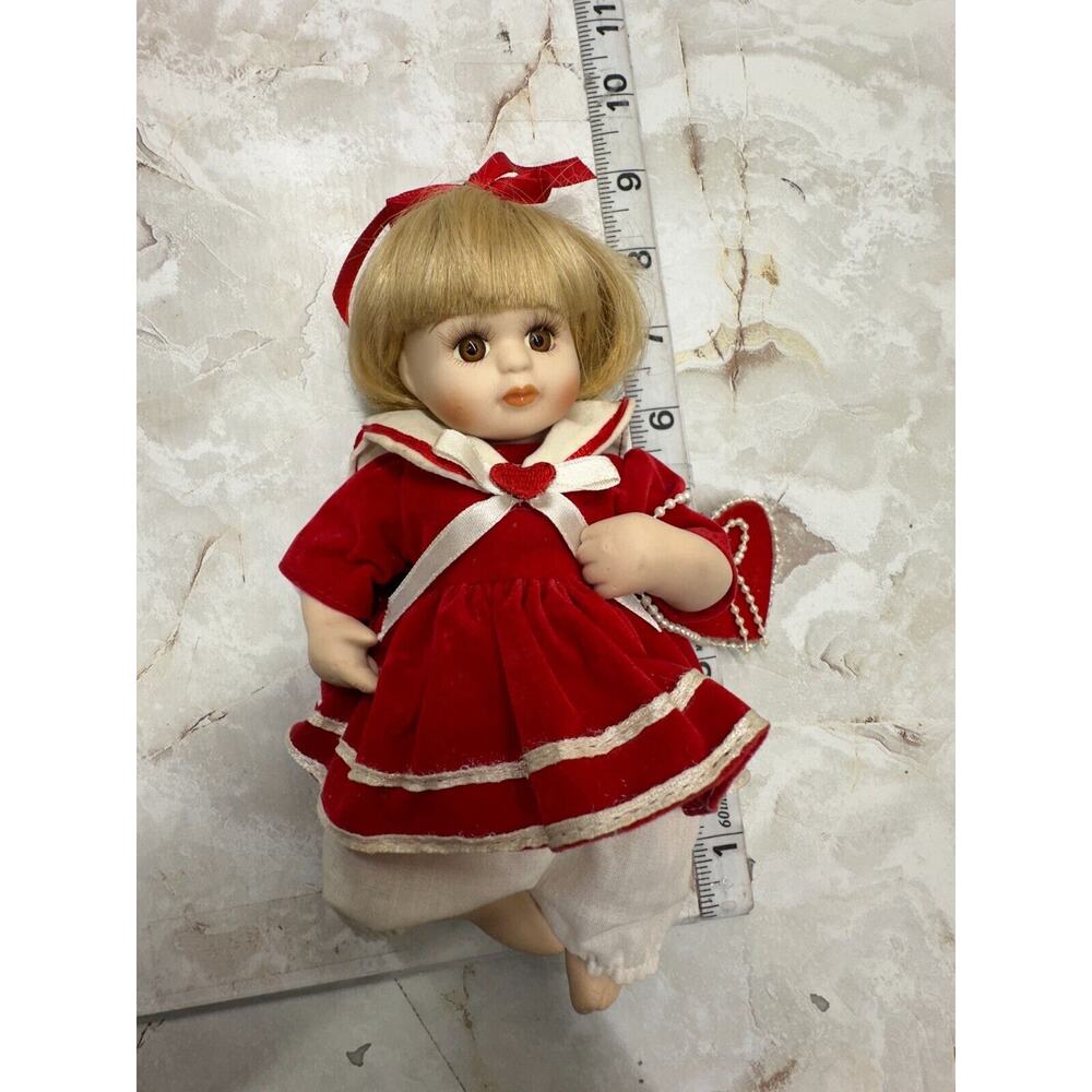 Collection 8” Porcelain Valentine Doll‎